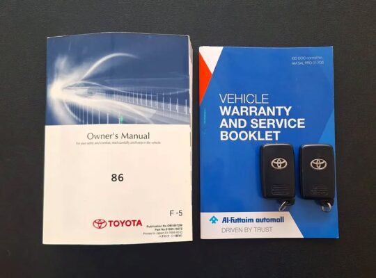 Toyota 86 VTX – 2017 | Spécifications GCC